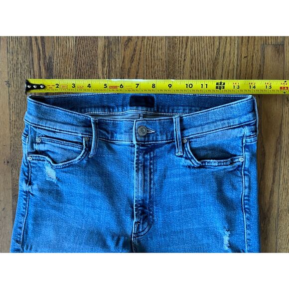 Mother Denim Blue Rascal Ankle Chew Jeans Women's Size 30 - Picture 9 of 12